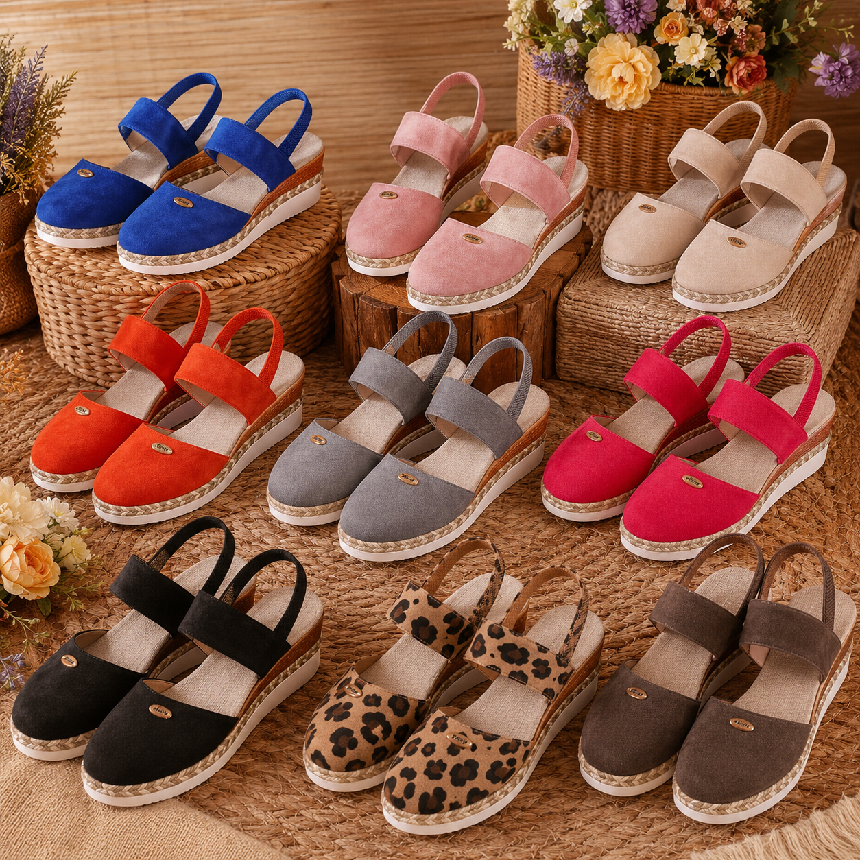 Wedge Espadrille Sandals – Stylish Comfort