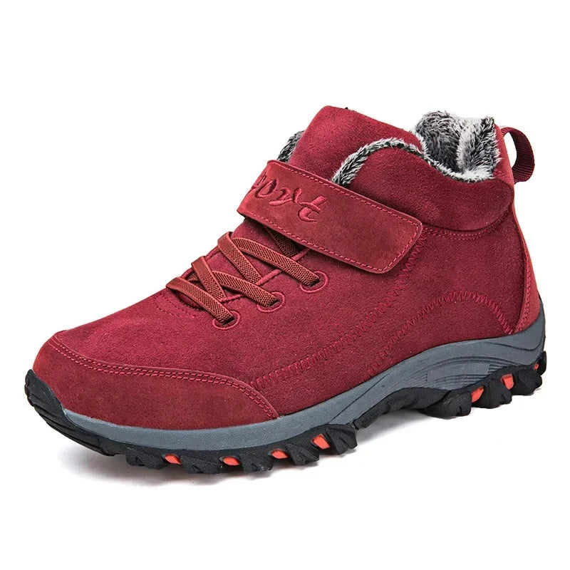 Waterproof Suede Ankle Boots for Women
