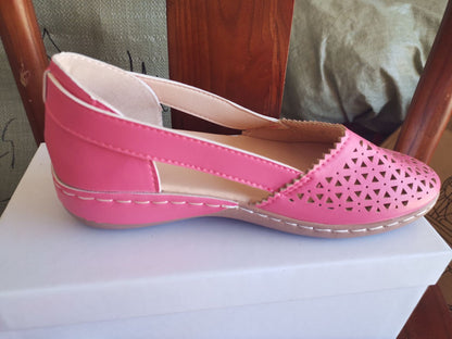 Women’s Breathable Cut-Out Wedge Sandals