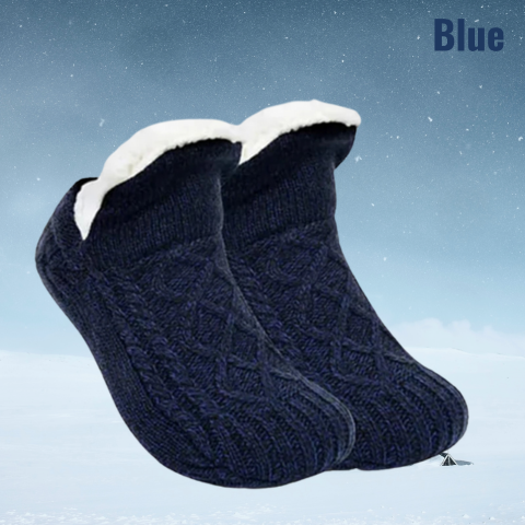 Thermal Non-Slip Lined Slipper Socks