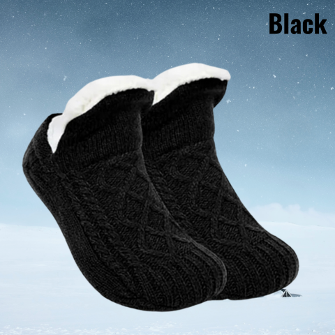 Thermal Non-Slip Lined Slipper Socks