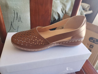 Women’s Breathable Cut-Out Wedge Sandals