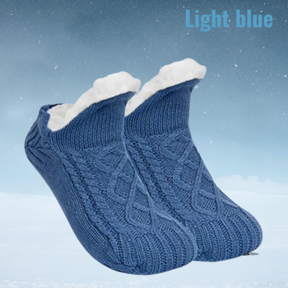 Thermal Non-Slip Lined Slipper Socks