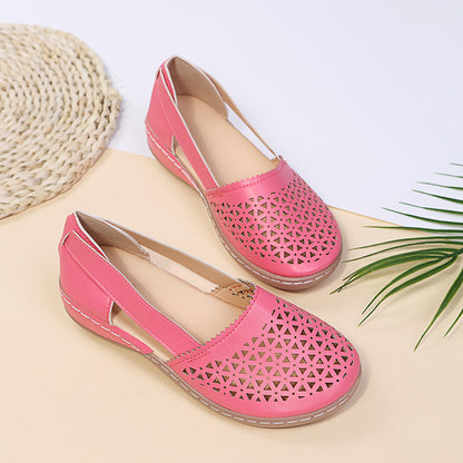 Women’s Breathable Cut-Out Wedge Sandals