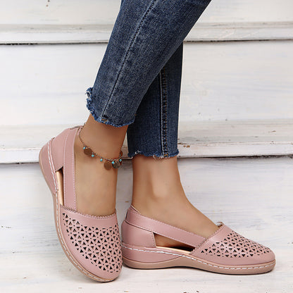 Women’s Breathable Cut-Out Wedge Sandals