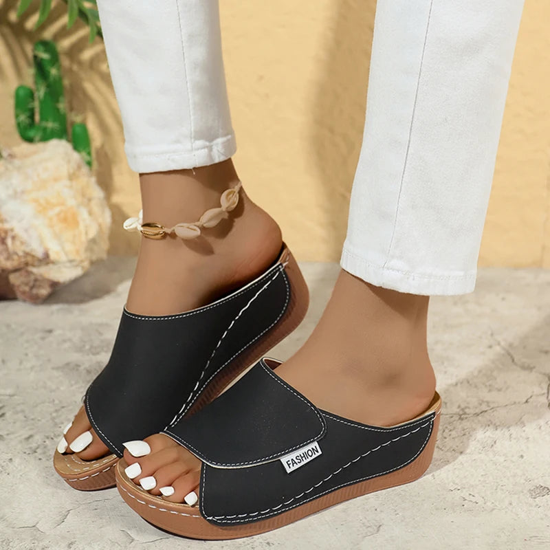Summer Wedge Slides for Women
