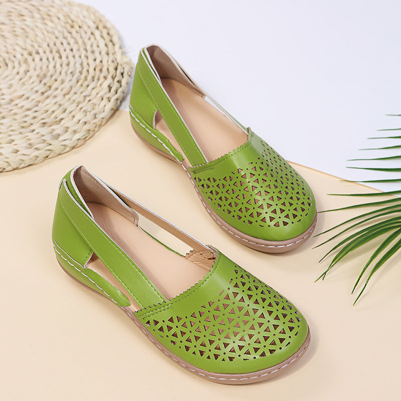 Women’s Breathable Cut-Out Wedge Sandals