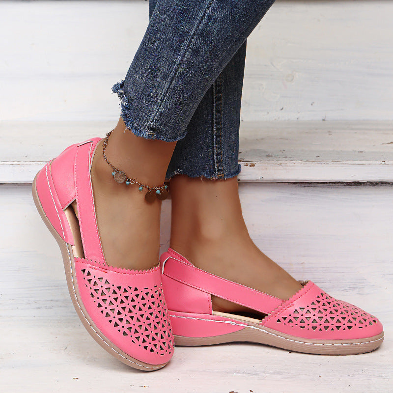 Women’s Breathable Cut-Out Wedge Sandals