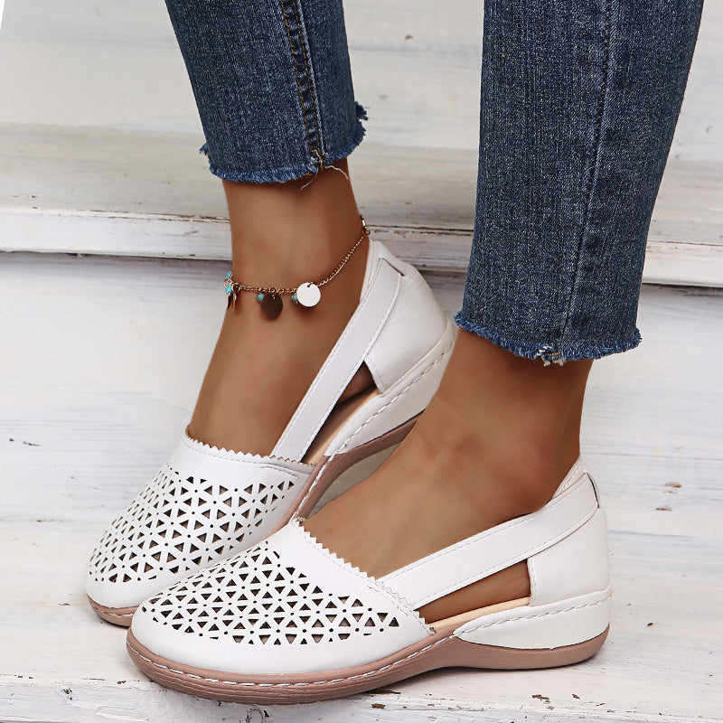 Women’s Breathable Cut-Out Wedge Sandals