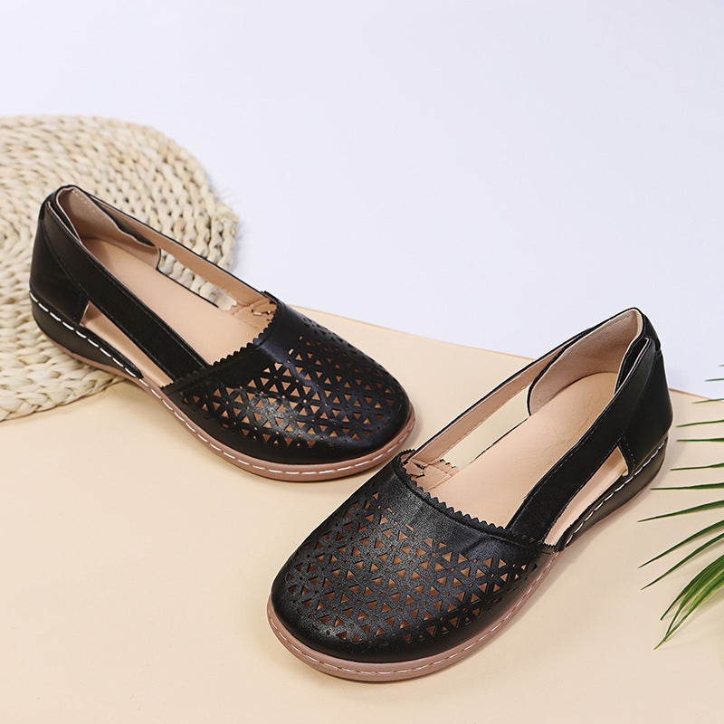 Women’s Breathable Cut-Out Wedge Sandals