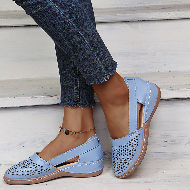 Women’s Breathable Cut-Out Wedge Sandals