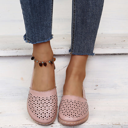 Women’s Breathable Cut-Out Wedge Sandals