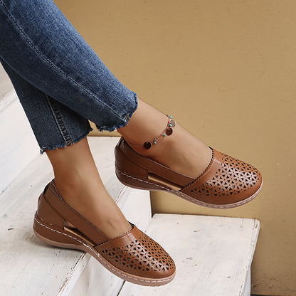 Women’s Breathable Cut-Out Wedge Sandals