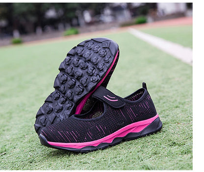 Casual and Breathable Velcro Sneakers for Women