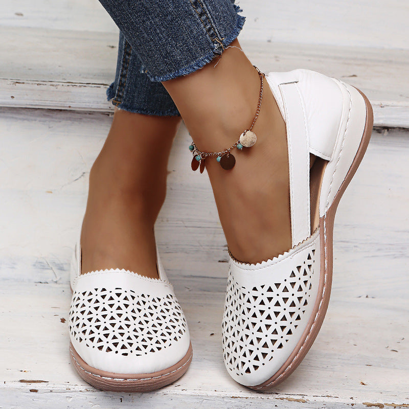 Women’s Breathable Cut-Out Wedge Sandals