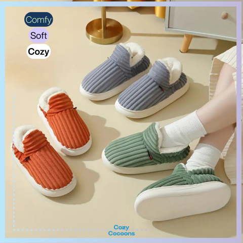 Stylish and Cozy Striped Slippers for Women and Men