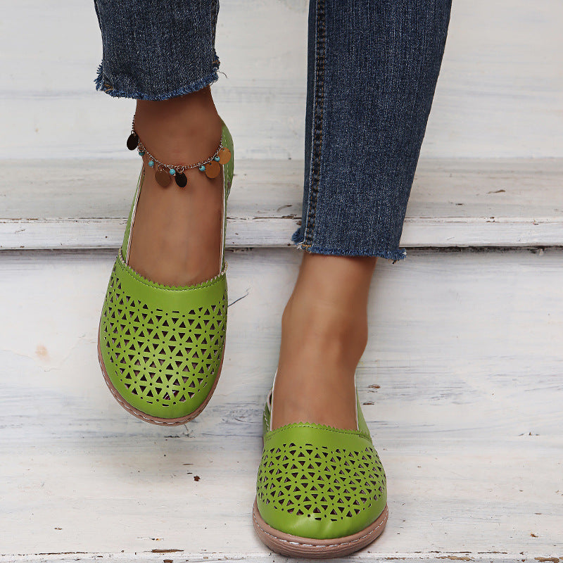 Women’s Breathable Cut-Out Wedge Sandals