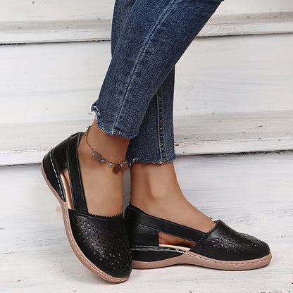 Women’s Breathable Cut-Out Wedge Sandals