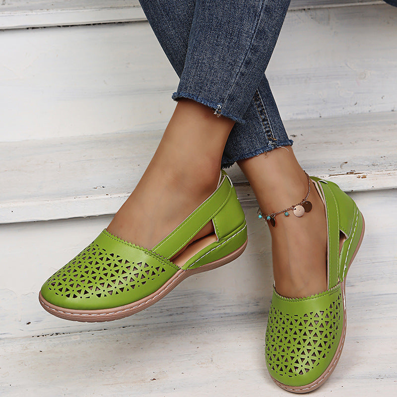 Women’s Breathable Cut-Out Wedge Sandals