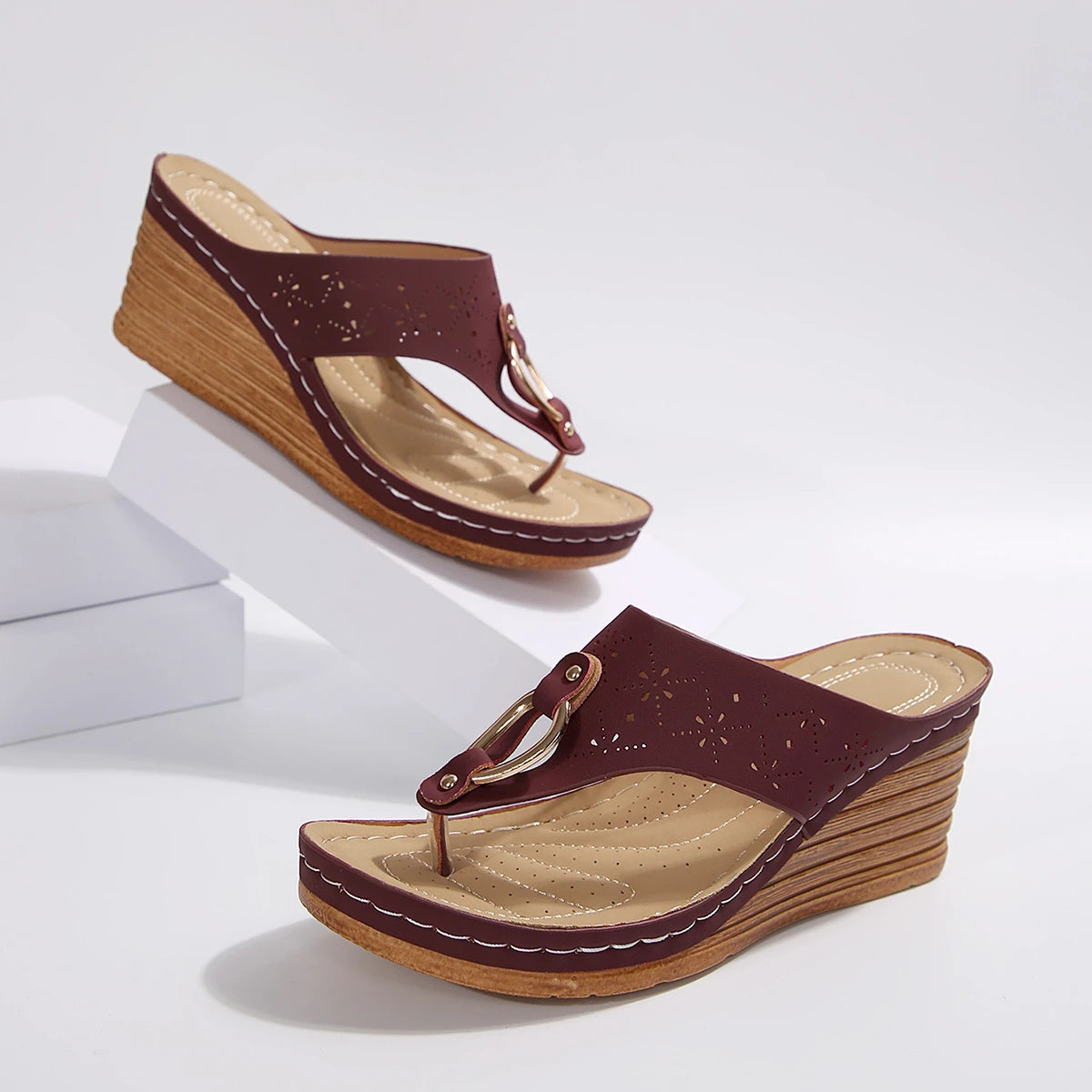 Comfy Women’s Wedge Sandals