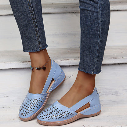 Women’s Breathable Cut-Out Wedge Sandals