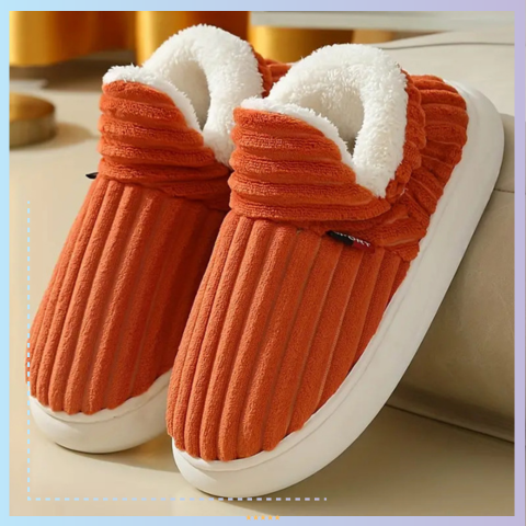 Stylish and Cozy Striped Slippers for Women and Men