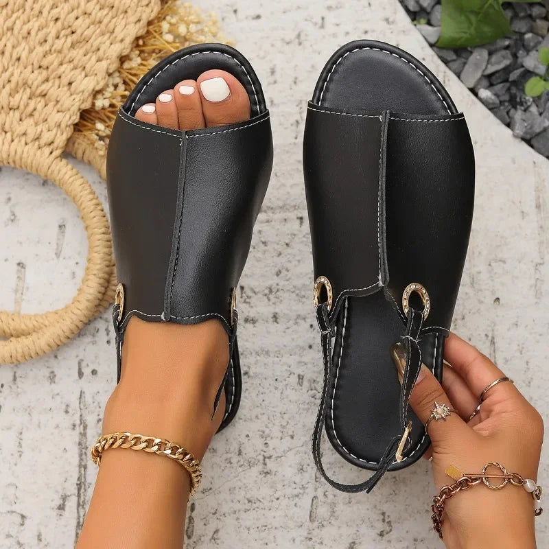 handcrafted-Style Roman Sandals for Women