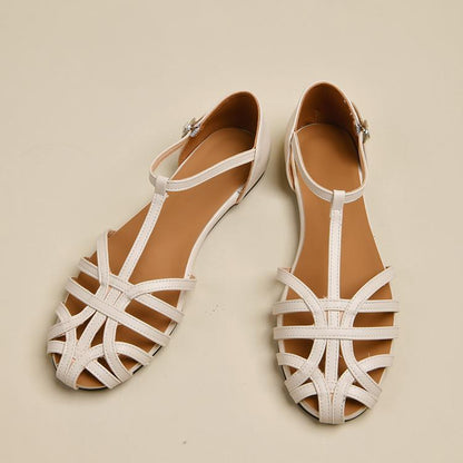 T-shaped Flat Sandals for Women