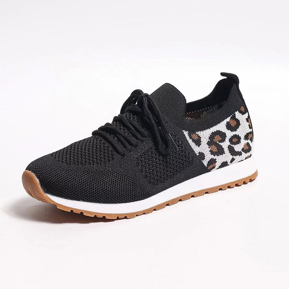 Casual Knit Sneakers with Bow Detail for Women