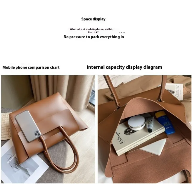 Elegant PU Leather Shoulder Bag