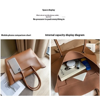 Elegant PU Leather Shoulder Bag