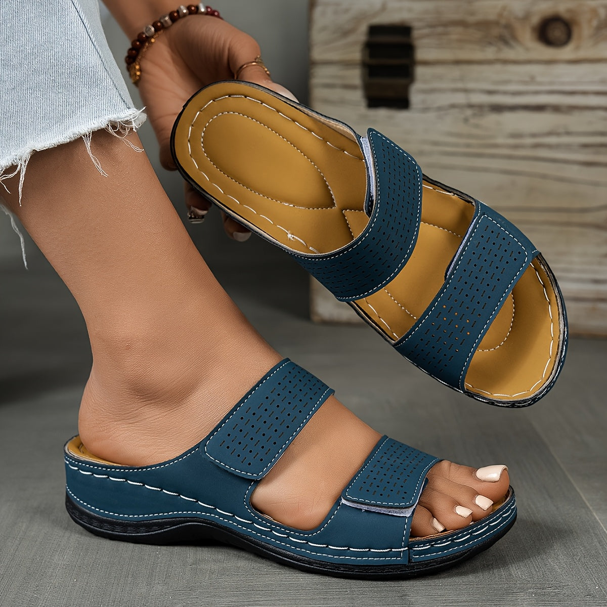 Elegant Slip-On Sandals for Women