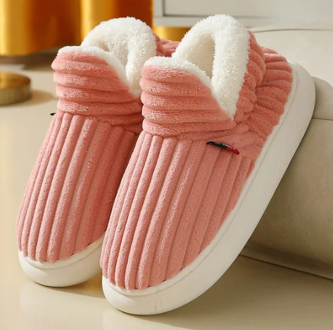 Stylish and Cozy Striped Slippers for Women and Men