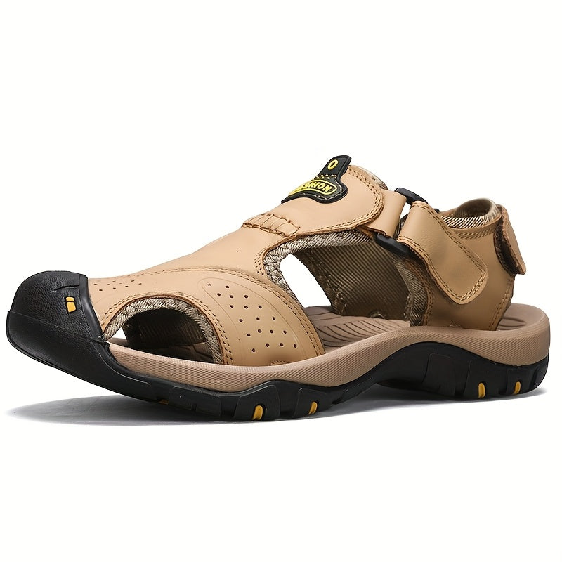 Closed Leather Summer Sandals for men
