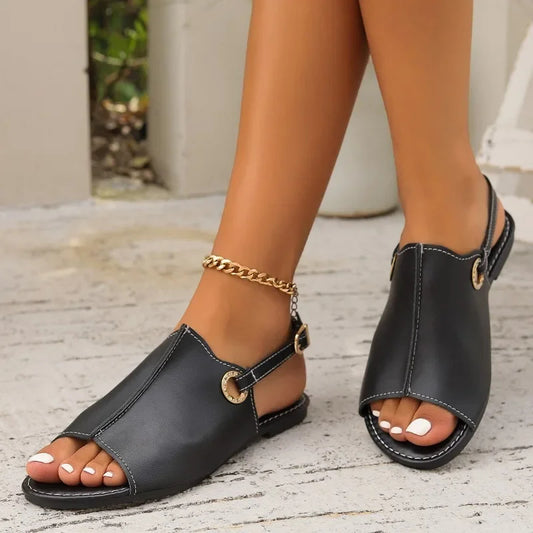 handcrafted-Style Roman Sandals for Women