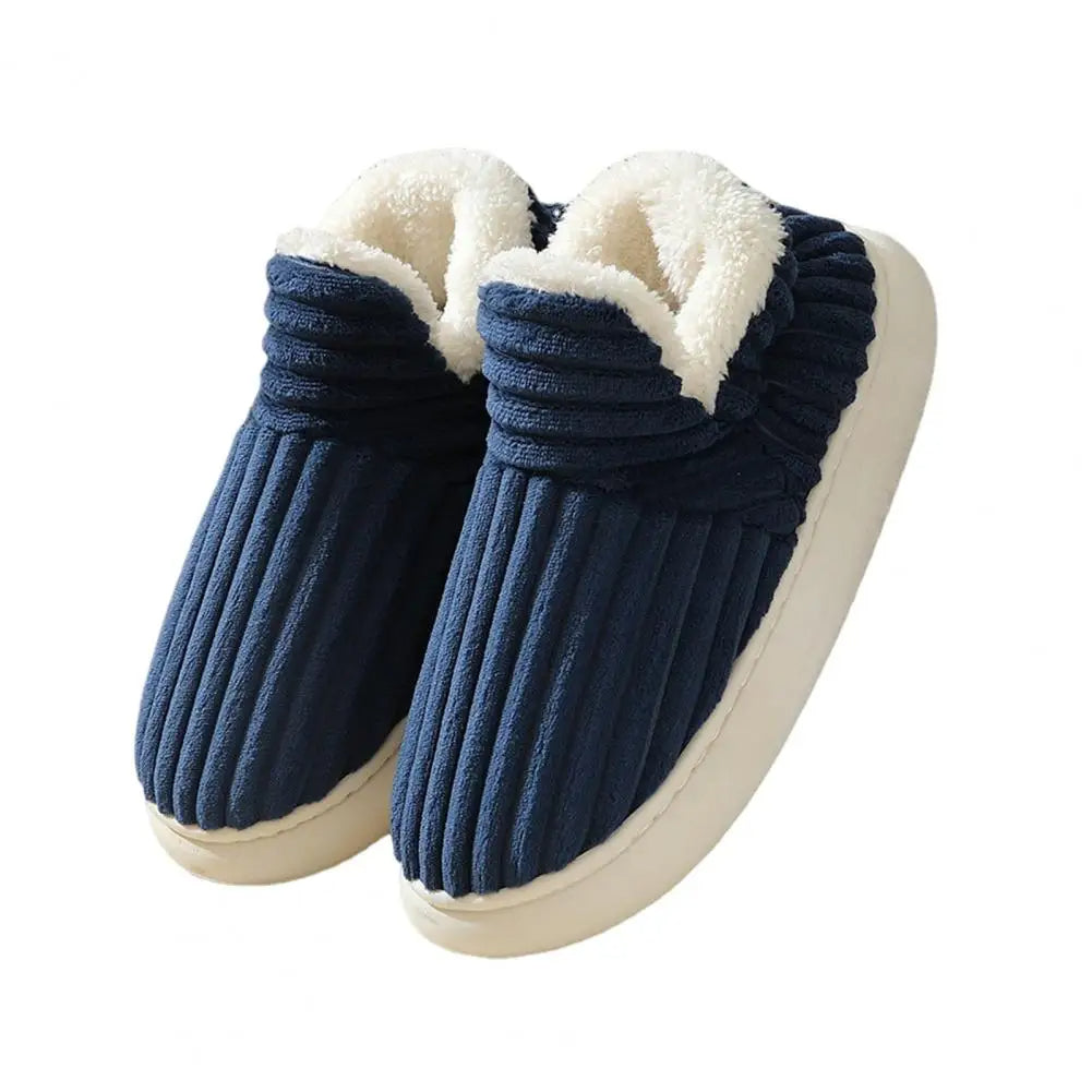 Stylish and Cozy Striped Slippers for Women and Men