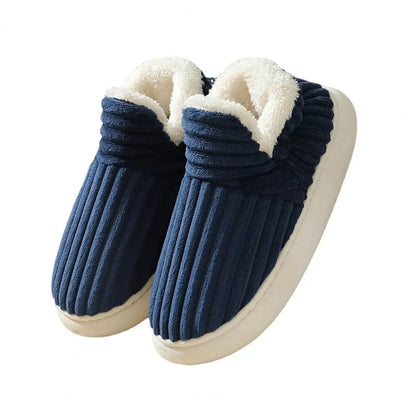 Stylish and Cozy Striped Slippers for Women and Men