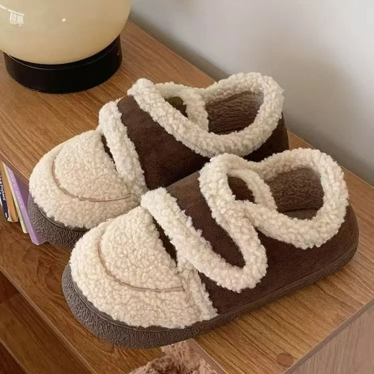 Cozy Fleece-Lined Slippers for Women