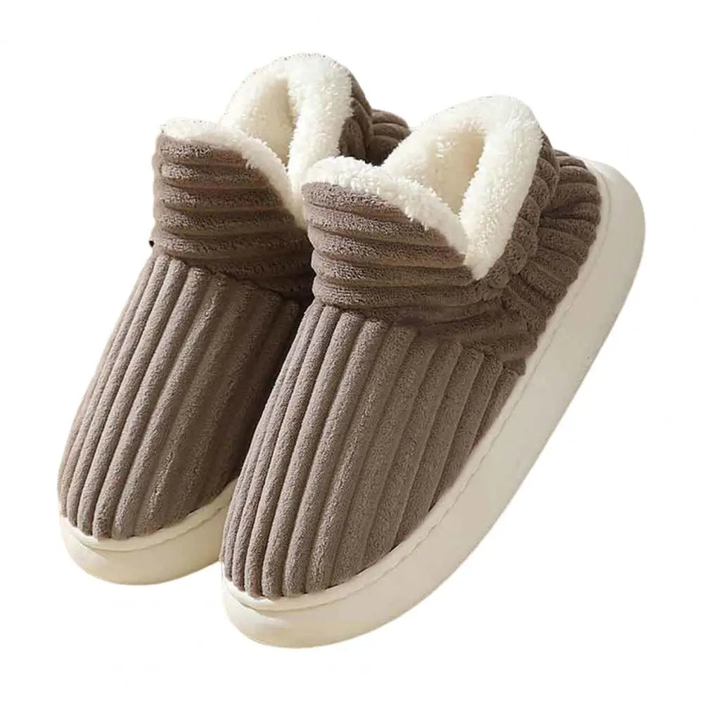 Stylish and Cozy Striped Slippers for Women and Men