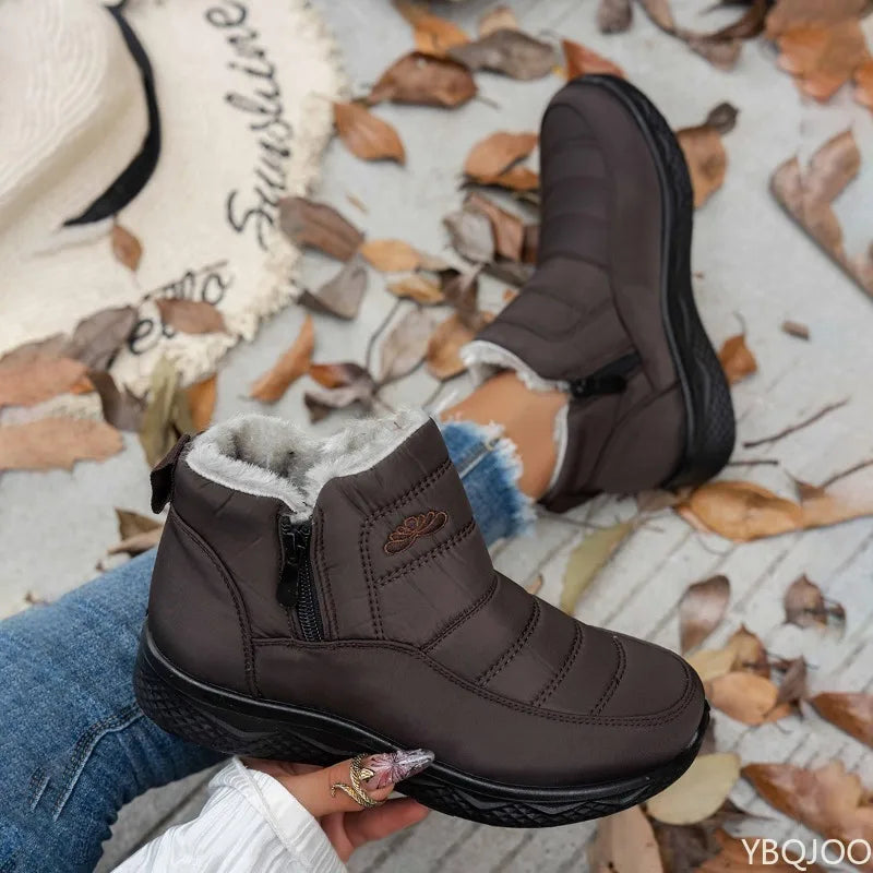 Thick and Warm Snow Boots for Winter