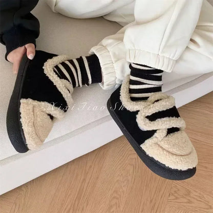 Cozy Fleece-Lined Slippers for Women