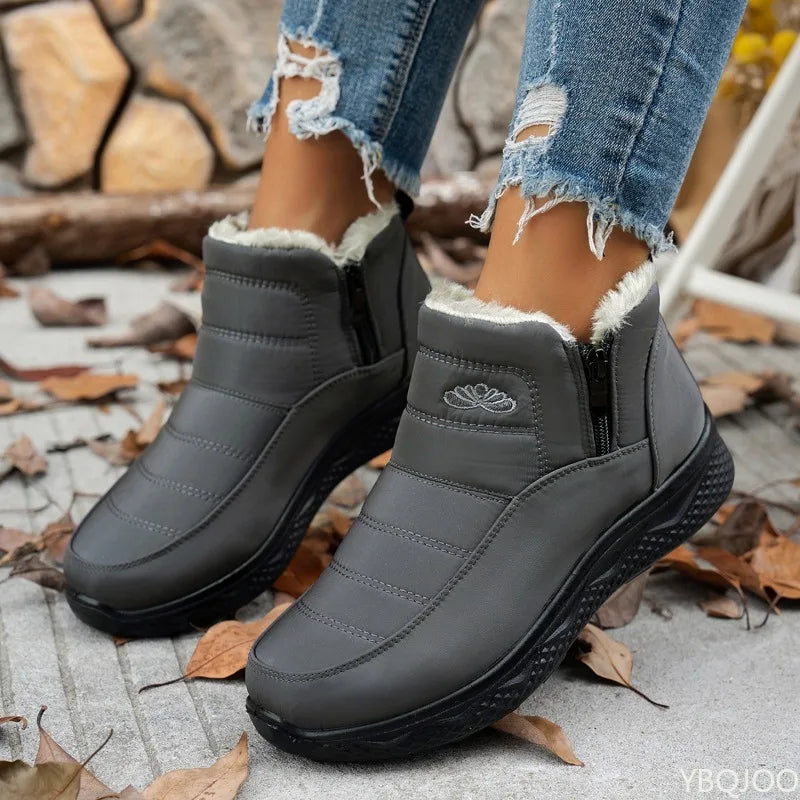 Thick and Warm Snow Boots for Winter