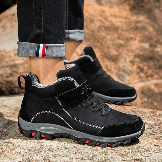 Waterproof Suede Ankle Boots for Women
