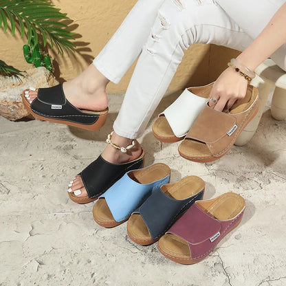 Summer Wedge Slides for Women