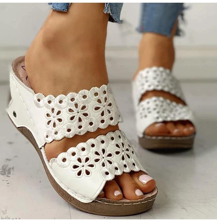 Preciousshoes™ Women's Slip On Flat Sandals