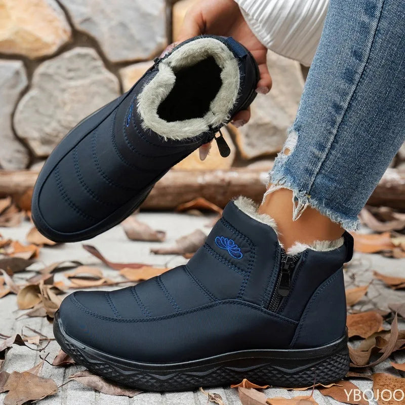 Thick and Warm Snow Boots for Winter